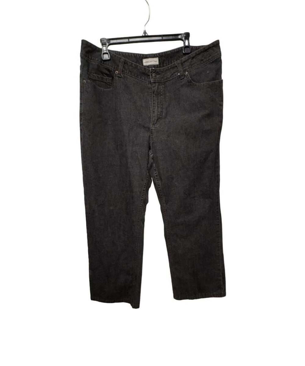 Coldwater Creek Women's W18 Black Straight Leg Jeans